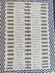 Tapis en laine fait main le plus vendu, tissage plat, motif géométrique, pour salon et chambre à coucher - Product Image 3