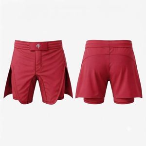 Nouveaux shorts de MMA de qualité supérieure à taille élastique avec poches, impression par sublimation, matière Spandex/Polyester pour hommes - Product Image 1