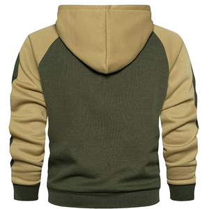 เสื้อฮู้ดสีกรมท่าแบบยูนิเซ็กซ์ ทรงปกติ สวมใส่สบาย สีพื้น ผ้าฝ้ายฟลีซ 100% แขนยาว มีกระเป๋า ดีไซน์สำหรับฤดูใบไม้ผลิ - Product Image 6