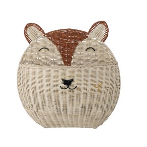 Cesta de Almacenamiento de Ratán con Tapa, Diseño de Hipopótamo Boho, Organizador Decorativo Tejido con Forma de Animal, Decoración para Habitación con Temática de Safari y Jungla - Product Image 4