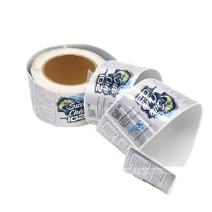 Packaging labels foods stickers Fishing bait labels, seafood baits Waterproof OEM/ODM manufactory from Viet Nam