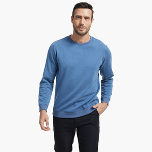 Wholesale High Quality Men's Bamboo Cotton Casual <b>Thermal</b> Hoodie Custom Solid Soft Breathable Eco-Friendly Pullover Sweatshirt - Product Image 2