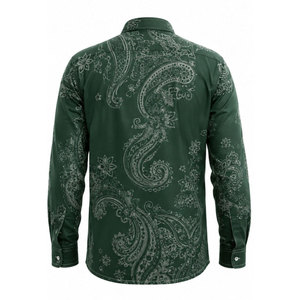 FRC0916BRed Flame Resistant Work <b>Shirt</b> Printed Plaid Pearl Snap - Flame Resistant for Industrial Work <b>Shirt</b> - Product Image 3