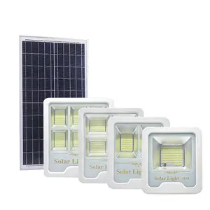 100W 200W 300W 400W açık LED Solar lamba güneş projektör gardem yard spor salonu için