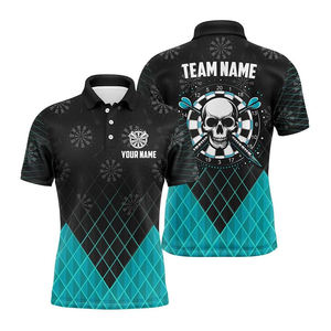 Cheap Custom Men Polo Shirt Men Work Shirt Sublimated <b>Dart</b> Jerseys <b>Dart</b> Uniforms Sublimated <b>Dart</b> Jerseys - Product Image 4