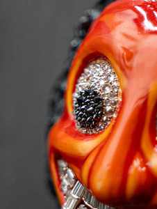 Custom Men's Hip Hop Silver Moissanite <b>Iced</b> <b>Out</b> Big 3D Cartoon Pendant Necklace with <b>Chain</b> - Product Image 3