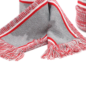 Conjunto de Bufanda Larga y Gorro Jacquard Gris Delta Sigma Theta, 100% Acrílico, Ropa de Invierno Griega, Regalo de Alta Calidad para la Hermandad DST, Escuela - Product Image 6