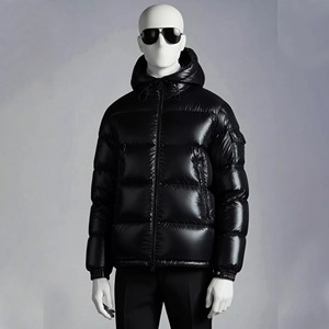 Customer Demand Best Manufacturer Cheap Price Men Leather puffy Jacket Wholesale Custom <b>Label</b> Hot Fashion Men Leather Jacket - Product Image 1