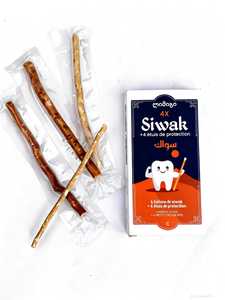 Paquete de 4 Palitos Miswak, Cuidado Bucal Natural, Palitos Herbales para Limpieza Dental, para una Higiene Dental Completa, Aliento Fresco y Saludable - Product Image 1