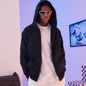 Sweat à capuche de haute qualité en molleton français pour hommes et femmes, streetwear personnalisé avec logo, formel, hiver, 100% coton, respirant, séchage rapide, usage quotidien - Product Image 4