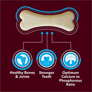 Masticables de Leche con Calcio Orgánico Premium, Altos en Proteínas, Sin Granos, Refuerzan el Sistema Inmunológico, Dientes Saludables, Huesos Fuertes, Golosinas de Larga Duración para Mascotas - Product Image 5