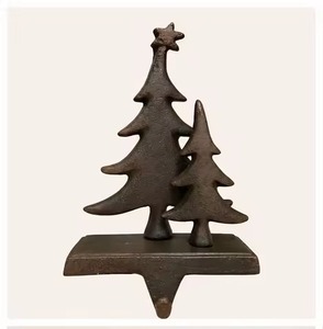 Luxury <b>Stocking</b> Hanging <b>Holder</b> Metal Decor for Holiday Celebration Themes - Product Image 6
