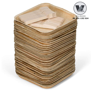 Platos Redondos Biodegradables de Hojas Caídas de Alta Calidad, Vajilla Sostenible Cero Desperdicio, Ideal para Comida para Llevar y Eventos Ecológicos - Product Image 6