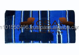 Vente en gros Navajo Tapis de selle Coton Tissu Top Feutre Coussin Polaire Fond Durable Cheval Pad Taille Personnalisée 30x30 32x32 - Product Image 3