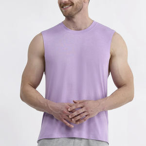 Camiseta sin Mangas para Hombre, Transpirable, de Alta Calidad, Secado Rápido, Lavable a Máquina, Verano, Venta al Por Mayor - Product Image 3