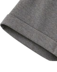 Custom Charcoal Grey V Neck Womens Casual T Shirt Short Sleeve Cotton Blend Soft Lightweight Pocket Tee Summer Comfortable <b>Top</b> - Product Image 5
