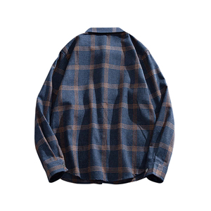 Nueva Llegada, Camisas de Franela para Hombre Hechas a Medida, Fibra de Ajuste Regular, Sólidas, Transpirables, Ecológicas, Camisas de Franela Tejidas para Otoño - Product Image 2