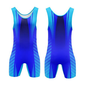 Traje de Lucha de Compresión Transpirable y Duradero para Hombre, Diseño Personalizado Sublimado para Equipos, Uniforme de Práctica con Característica Elástica - Product Image 5