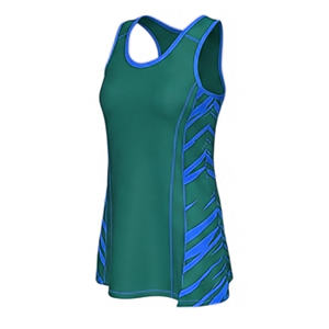 Uniforme de Netball Profesional y Duradero |   Uniforme de Netball Sublimado con Logotipo, Nombre y Número del Equipo |   Poliéster Transpirable - Product Image 2