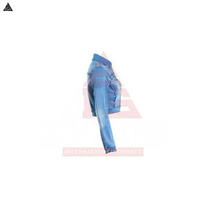 Chaqueta vaquera de servicio OEM, muy vendida, de alta calidad, estilo casual urbano para mujer. - Product Image 5