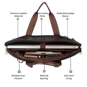 Leather Vintage Barrel-shaped Duffle Bag Single Handle Zipper Closure Custom Logo Unisex <b>Travel</b> Weekender Large Capacity - Product Image 2