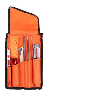 Professional 7-Piece Steel Chainsaw <b>Sharpening</b> DIY Kit Diamond Hardwood Handle American Pattern Rotary Files Round/Flat Guide - Product Image 2