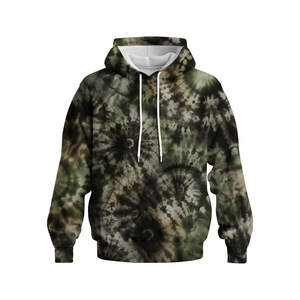 Sweat à capuche tie-dye pour homme en coton épais, style streetwear moderne, pour la vente en gros de vêtements - Product Image 1