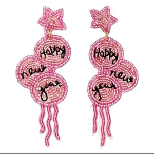 Pendientes de bordado con cuentas de semillas, joyería clásica hecha a mano de la India con perla como piedra principal - Product Image 5