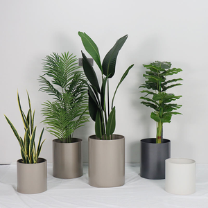 Wholesale Garden Flower Pot Set Metal Indoor Stand Round Stainless Steel Planters Box for Decoration - Product Image 4
