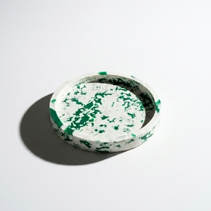 Recycled <b>Plastic</b> Eco Friendly Sustainable Durable Portable Afternoon <b>Tea</b> Coaster Reusable Dishwasher Safe Modern Luxury Design - Product Image 2