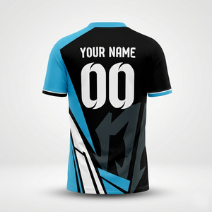 เสื้อฟุตบอลแขนสั้นพิมพ์ลายดิจิตอลตามสั่ง เนื้อผ้าตาข่ายระบายอากาศสำหรับผู้ชาย ขายส่ง ชุดกีฬาฝึกซ้อมทีม แห้งเร็ว - Product Image 2