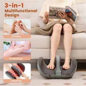 Massaggiatore per Schiena in Pelle con Funzioni di Riscaldamento, Vibrazione e Impastamento Shiatsu per Uso Portatile e Pieghevole - Product Image 4