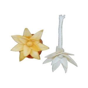 Hecho a mano 8cm Sola flores de madera difusor de caña varios tamaños a granel rosas secas diferentes formas fragancias caja flores decorativas - Product Image 2