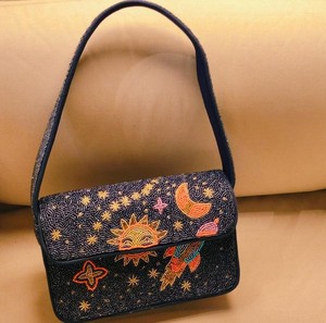 Bolso de mano rosa con cuentas, bandolera, estilo bohemio, bordado de cuentas de semillas de estrella de mar, bolso de noche, accesorio de moda para mujer - Product Image 4