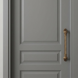 Modern Brass 36inch <b>Door</b> <b>Handle</b> <b>Pull</b> | Twisted Spiral Design Heavy Duty for Apartment Entrance <b>Doors</b> - Product Image 3