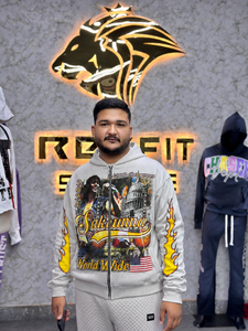 เสื้อฮู้ดดี้ REXFIT SPORTS ระบายอากาศได้ดี พิมพ์ลาย ยูนิเซ็กซ์ ซิปหน้า สตรีทแวร์ ทรงปกติ ผ้าเฟรนช์เทอร์รี่ 100% คอตตอน พิมพ์ลายตัวอักษร สำหรับฤดูหนาว - Product Image 1