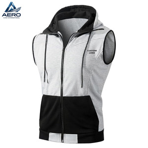 In Reasonable Price Comfortable Unique Design Gym Bodybuilding Best Material Blank Different Colors <b>Workout</b> Sleeveless <b>Hoodies</b> - Product Image 6