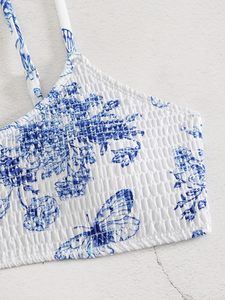 Ensemble de bikini respirant et à séchage rapide pour femmes grandes tailles, étiquette privée, maillot de bain deux pièces, options d'impression personnalisées pour les vacances - Product Image 5