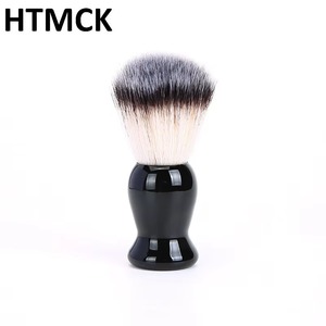 Pinceau à raser professionnel pour homme, poils synthétiques doux, dégradé 3 couleurs, pinceau à raser pour faire mousser la barbe avec pinceau à raser dégradé 3 couleurs - Product Image 1