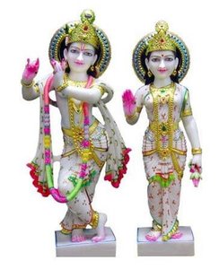 Krishna Moorti, marbre, Radha, Krishna - Product Image 4