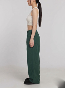 Pantalon polaire d'hiver pour femme, coupe ample, grande taille, respirant, coupe-vent, taille élastique, polyester et coton, style streetwear - Product Image 3