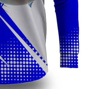เสื้อตกปลาผู้ชาย UPF 50 แขนยาว โพลีเอสเตอร์ ระบายอากาศ กันลม ต้านเชื้อแบคทีเรีย สไตล์ลำลอง บริการ OEM ทันสมัย พร้อม OEM - Product Image 6