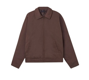 เสื้อแจ็คเก็ตทำงานผ้าฝ้ายสำหรับพนักงานส่งของ พนักงานซ่อมมอเตอร์ไซค์ พนักงานบริษัท พร้อมปักโลโก้ตามสั่ง - Product Image 1