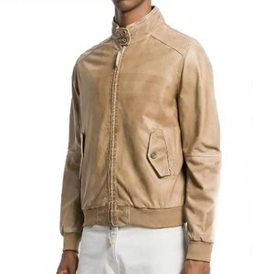 แจ็คเก็ตหนังแท้ผู้ชายสุดเท่ แขนยาว สำหรับฤดูหนาว ดีไซน์ล่าสุด คุณภาพสูง - Product Image 3