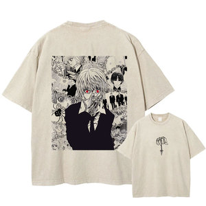 Camiseta de Hombre 100% Algodón con Lavado Ácido, Personalizable con Logotipo, Estilo Urbano, Diseño Vintage Oversize, Venta al Por Mayor - Product Image 3