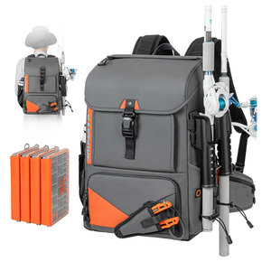 Sac à dos de pêche fiable avec plateaux pour leurres, idéal pour les pêcheurs en extérieur – Sac de pêche fonctionnel - Product Image 6