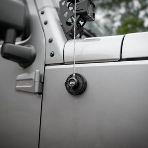 Copertura Base Antenna in Alluminio Serie Genesis OMU, Su Misura per Modelli Jeep Wrangler JK JL - Product Image 3