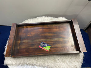 ถาดไม้ทำมือคุณภาพสูง ขายดี ขนาดสั่งทำได้ ทำจากไม้สน ปลอดภัยสำหรับสัมผัสอาหาร ใช้กับเครื่องล้างจานและไมโครเวฟได้ ผลิตในอินเดีย - Product Image 5