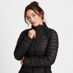 Veste matelassée chaude d'hiver pour femme, col montant, style streetwear, manteau d'extérieur rembourré en duvet pour femme - Product Image 4