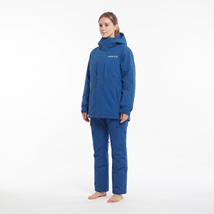 Chaqueta de Esquí Impermeable para Mujer Hawk Eye con Capucha, Aislamiento Sintético Azul, Ropa de Invierno para Exteriores - Product Image 2